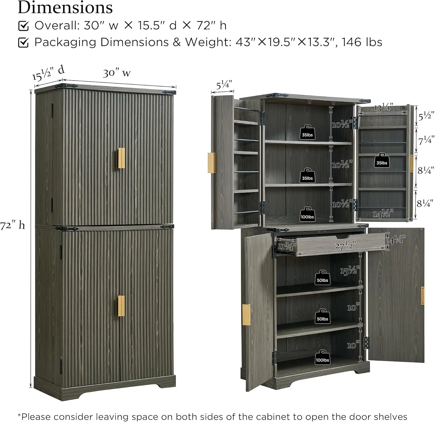 Pantry Cabinet, 72