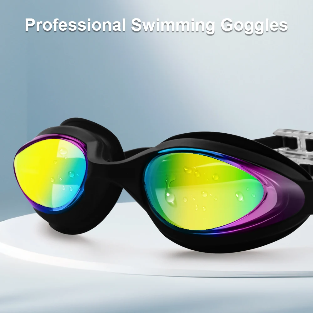 Swimming Goggles Professional Waterproof No Leaking Swim Eyewear Glasses Anti-fog UV Protection Swim Glasses For Men Women