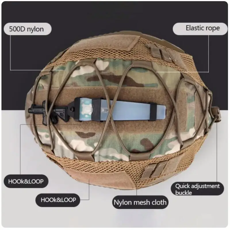 Outdoors Tactical helmet cloth Helmet cover Elastic helmet cover Camouflage helmet helmet cloth MH PJ BJ tactical helmet cover