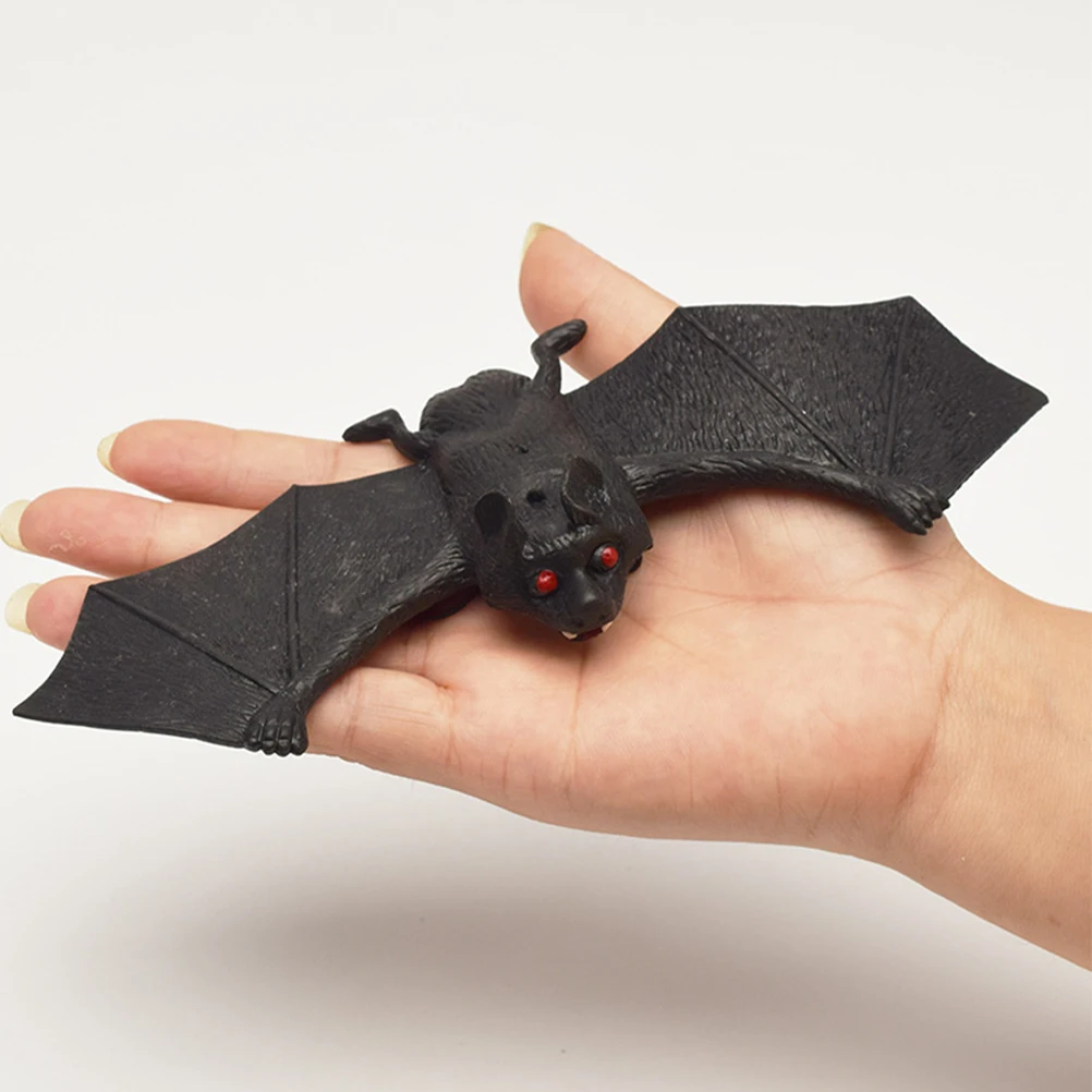 

Halloween Bat Decorations TPR Soft Material Wing Spread Fence Garden Home Party Supplies Simulation Bats Decorative