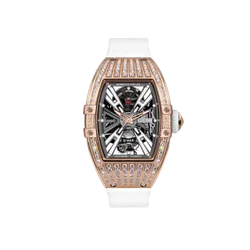 GEYA Automatic Mechanical Women Watch Rose Gold Dress Watch for Female with Rhinestones 78066