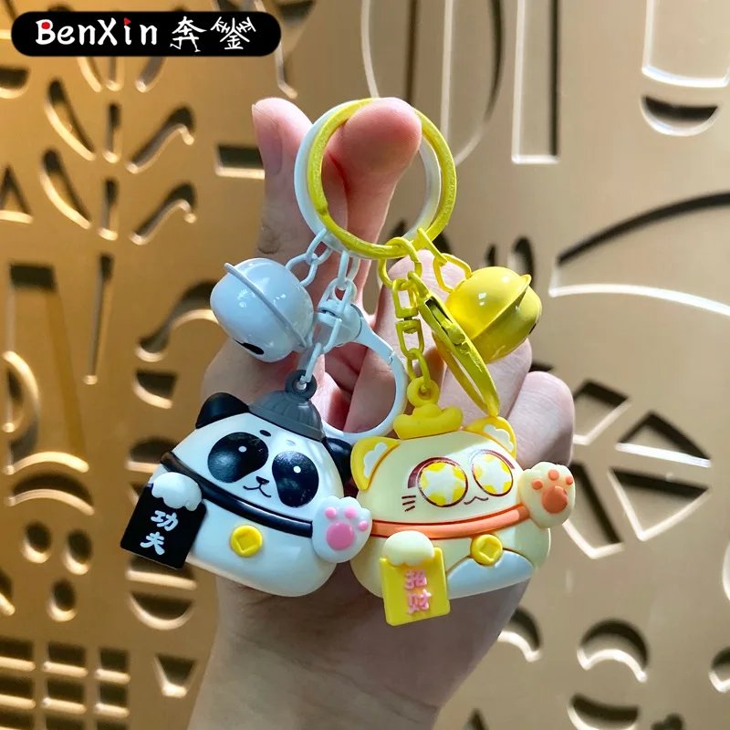 سلسلة مفاتيح دمية مينيسو، قلادة حقيبة، سلسلة مفاتيح السيارة، آلة مخلب ناعمة