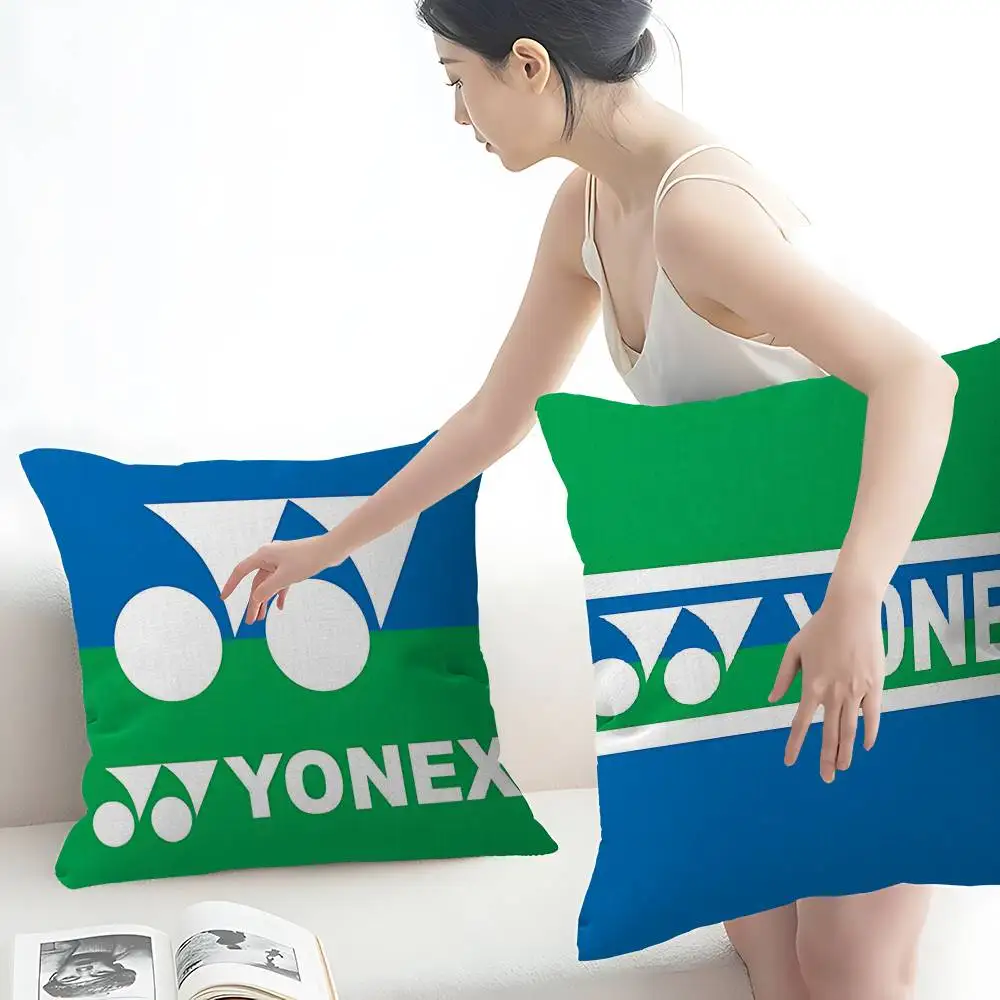 Fashion Badminton Y-YonexS Pillow Cushion Cover Pillowcase Living Room Sofa Home Decor Customized
