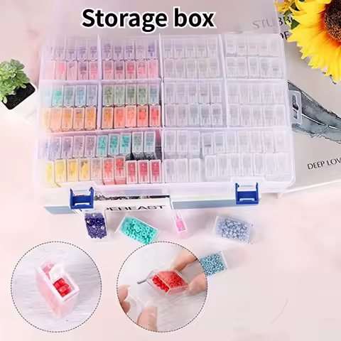 Orage Box Diamond Painting Tools Accessories DIY Container Diamond Embroidery Accessories Drill Box Mosaic Container Case