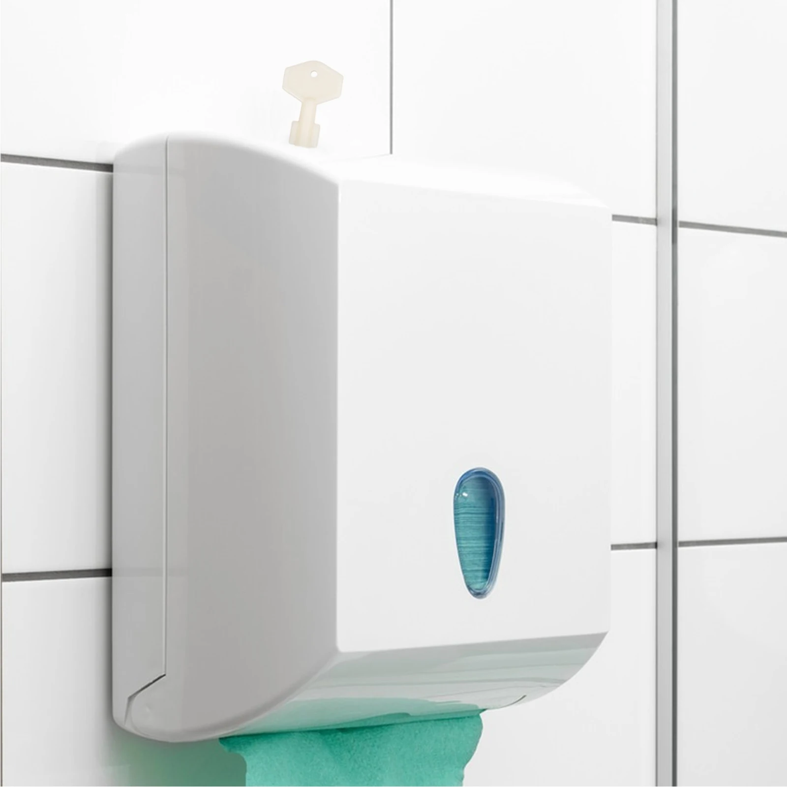 

Plastic Toilet Paper Dispenser Key Replacement Universal Paper Towel Dispenser Key for Commercial Use Replacement