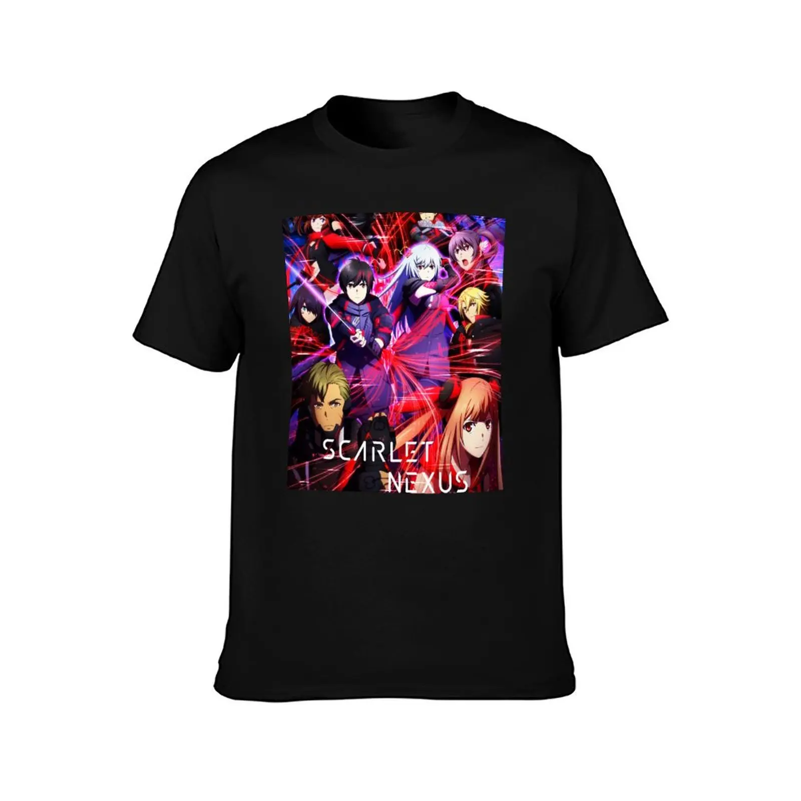 Copy of Scarlet Nexus Tshirt - Scarlet Nexus Hoodies - Scarlet Nexus Sticker T-Shirt Trend Art Print T-Shirt