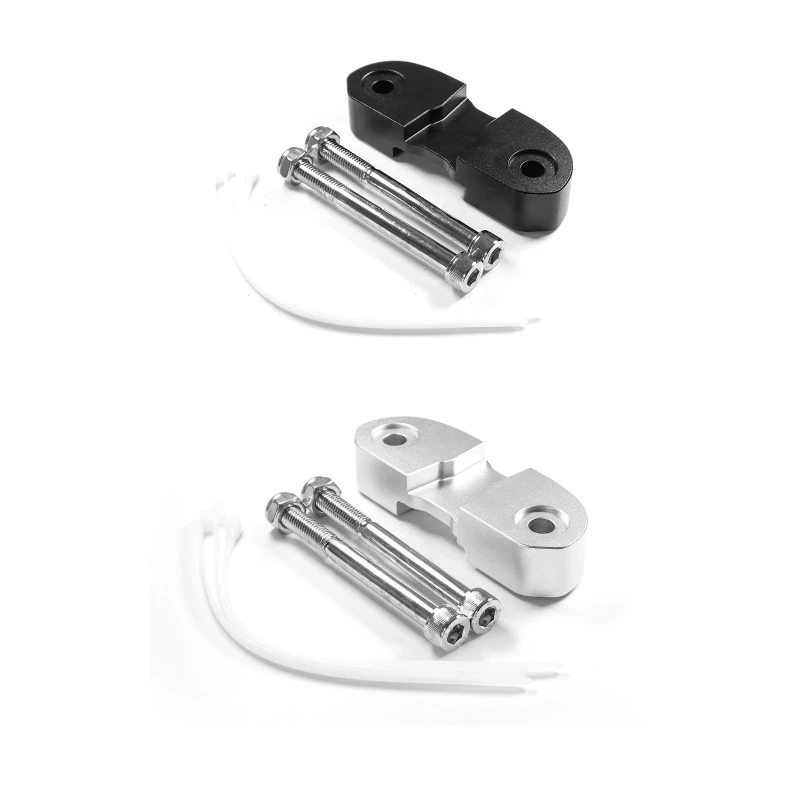 Motorcycle Handlebar Riser move back 25mm handlebar height code Vertical clamp pipe height enhancer For Ducati 400 800 1100