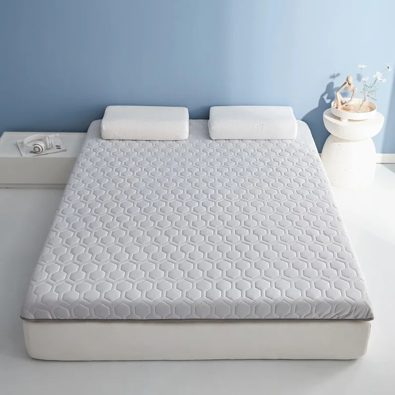 80X200cm (thickness 8 Cm) Latex Mattress Milk Silk Unilateral Soft Cushion Student Dormitory High Rebound Mattress Tatami Mat