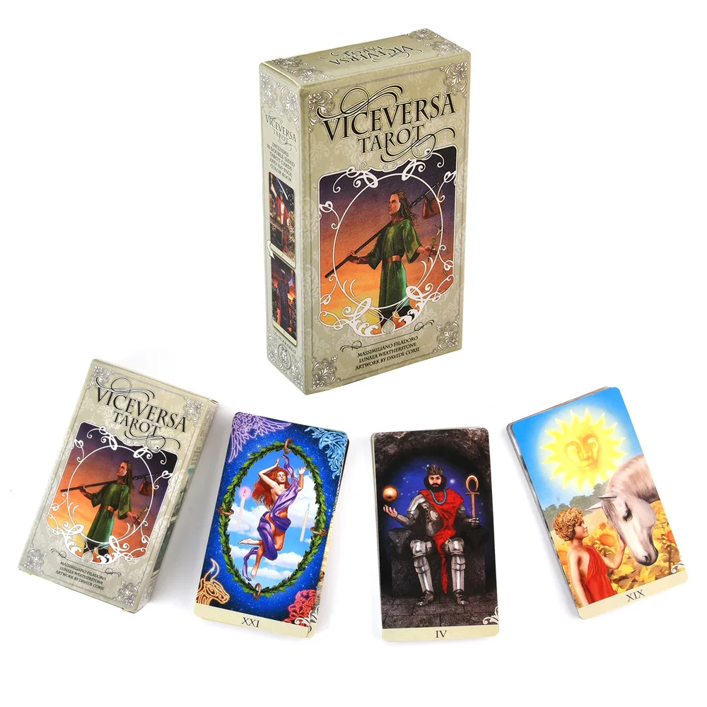 

new Tarot cards oracles deck mysterious divination Vice Versa tarot cards deck for women girls cards game board game