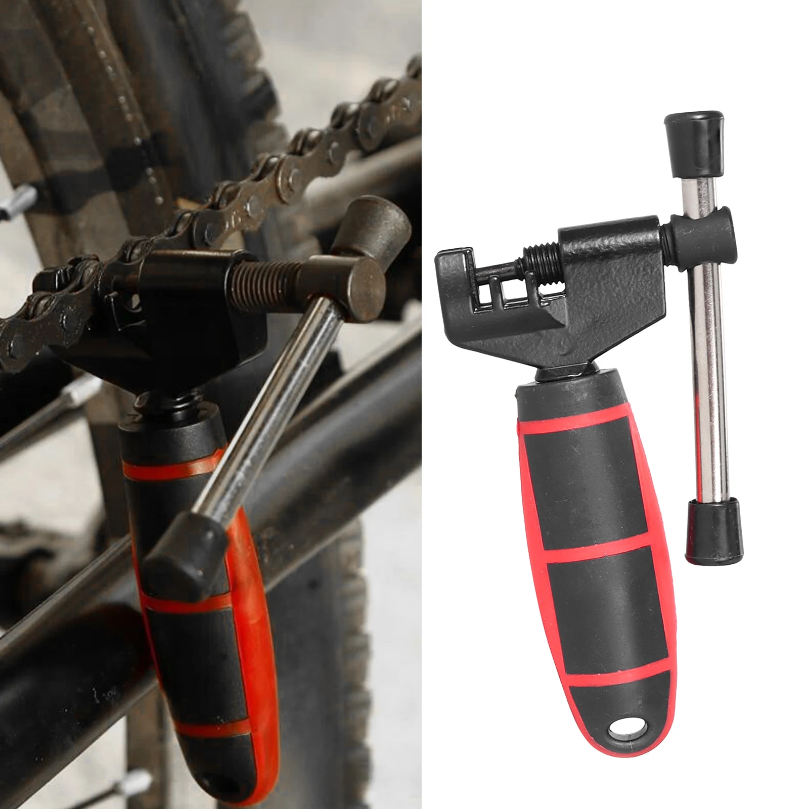 Mini Fahrradketten-Entferner Fahrradketten-Trenner MTB Reparaturwerkzeug Fahrradketten-Extraktor Schneidegerät Zubehör