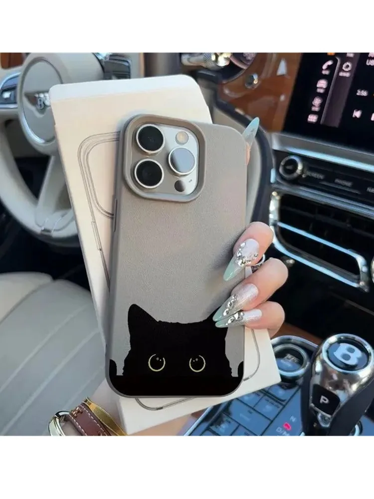 DMAWMJ cute cat shockproof phone case for iphone 16 pro max 15 14 plus 13 11 12 back cover for iphone xr xs max x shell bumper