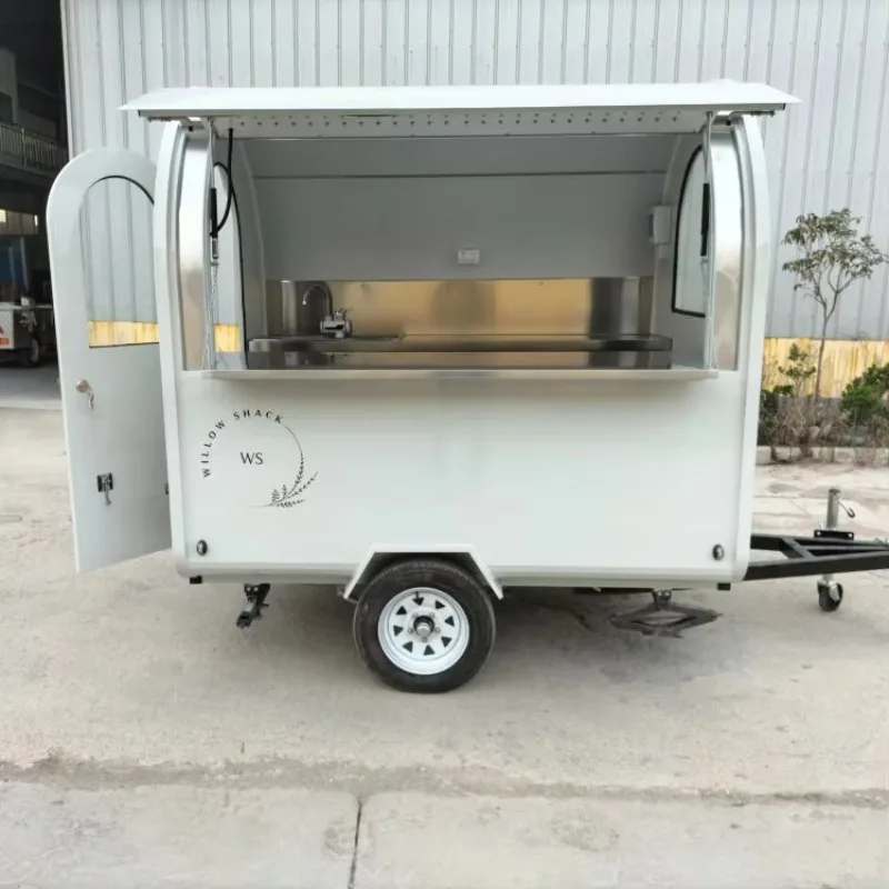 

Mini Food Trailer China Made Small Street Ice Cream Trucks for Car Food Business Portable Catering Truck