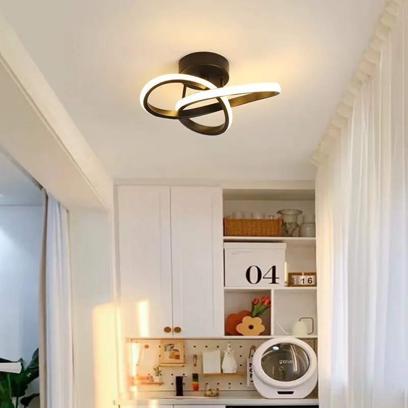 DARHYN Nordic LED Ceiling Light Minimalist Line Light Stylish Light Creative Personalized Hallway Light Corridor Balcony Foyer