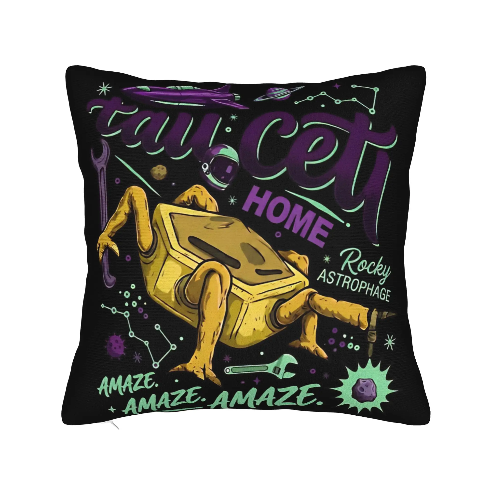 Pillow Cover Project Hail Mary Rocky Vintage Art  Morden Pillow Case For Wedding Party Home Decor Pillowcases