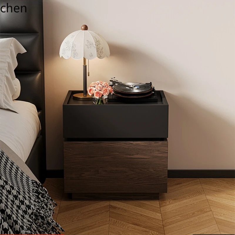 

HXL solid wood bedside small apartment simple bedroom storage locker