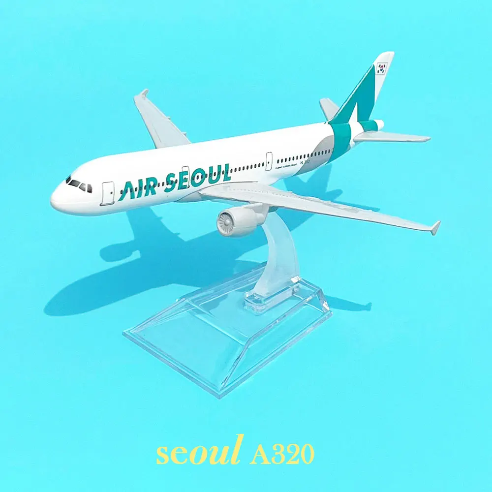 

Scale 1:400 SEOUL A320 Airlines Boeing Aircraft Model - Ideal Addition to any Diecast Aircraft Collection