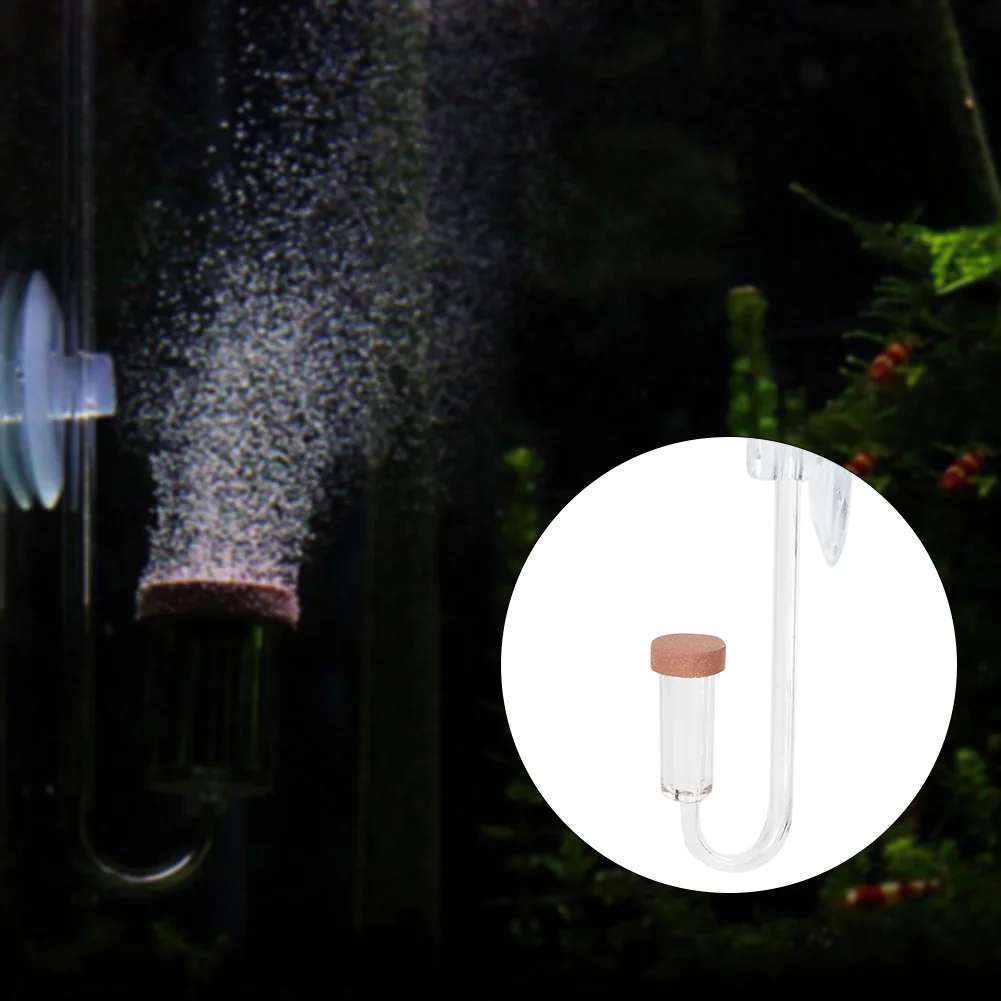 Acrylic Transparent CO2 Diffuser Atomizer Bubble Counter for Aquarium Plants Water Grass