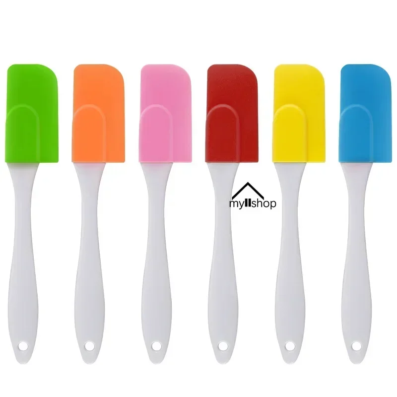 Silicone Baking Scraper Cake Utensils Small Cream Scraper Minimalist Style Detachable Non-stick Spatula Heat-Resistant Shovel