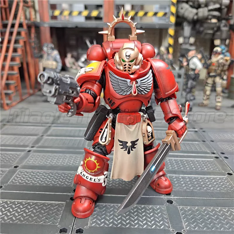 

【MT】JOYTOY Warhammer 40K Blood Angels Primaris Adjutant Tomeron Модель-фигурка 1/18, подарок, коллекционная фигурка