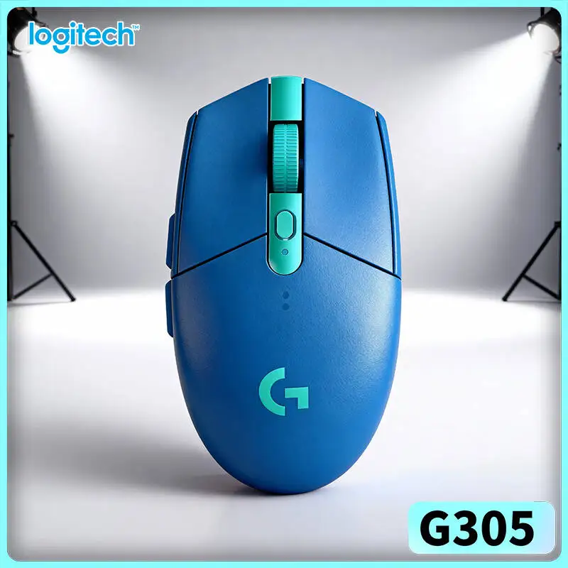 G305 Wireless Mouse for PC Mac Gamers, 12000 DPI HERO Sensor, 6 Programmable Buttons, 250h Battery, Logitech Accessory Tool