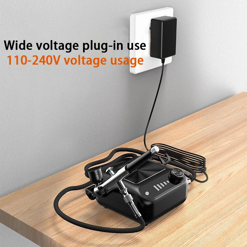 مجموعة البخاخة لمكياج الوشم نموذج اللوحة المزدوجة رذاذ البنادق نظام البخاخة تنوعا لطلاء نموذج ماكياج فن الجسم