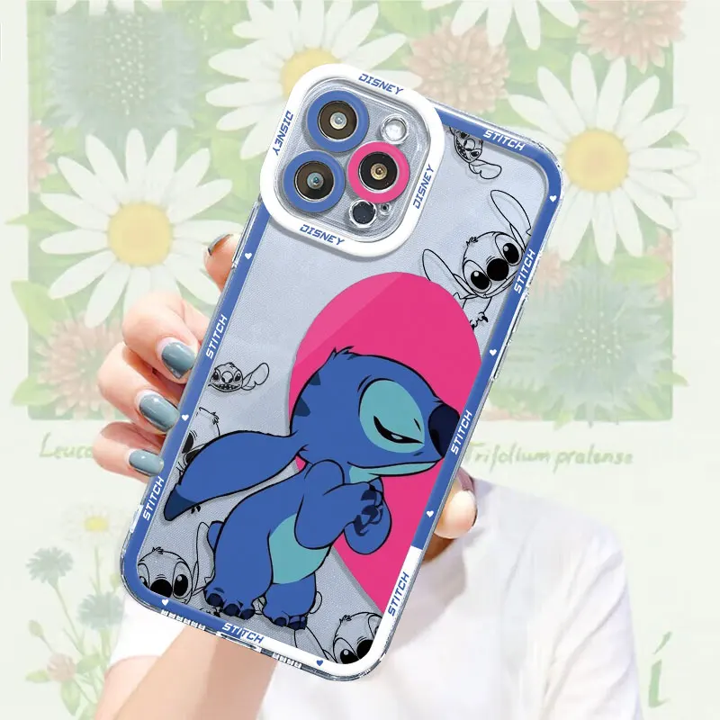 Cover Case for Samsung Galaxy A54 A32 A11 A52 A72 A24 A53 A13 A14 A33 A12 A23 A42 A22 A34 A73 A21s Love Couple Angel Stitch