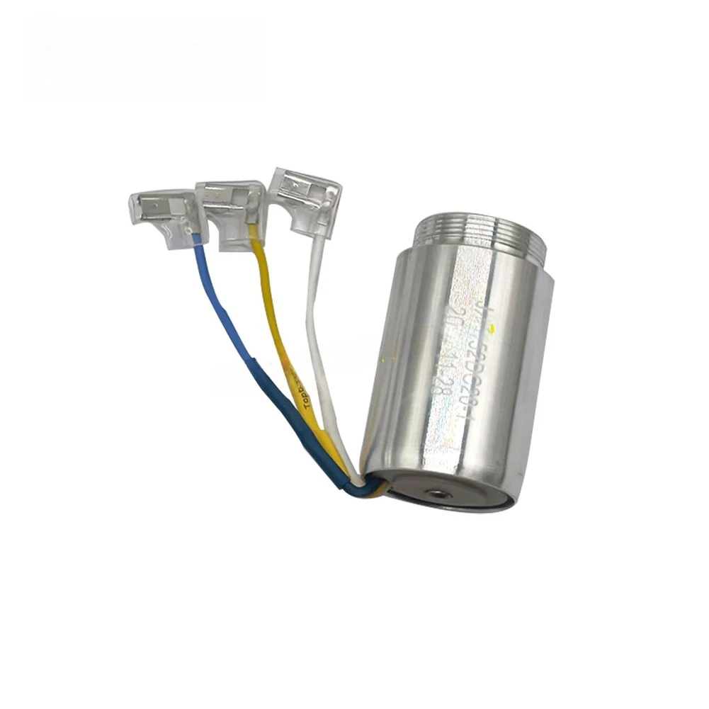 Short Shaft Motor for Electric Pruning Shears Compatible with 3120 Model 26mm Thread Silver Metallic Plastic Build