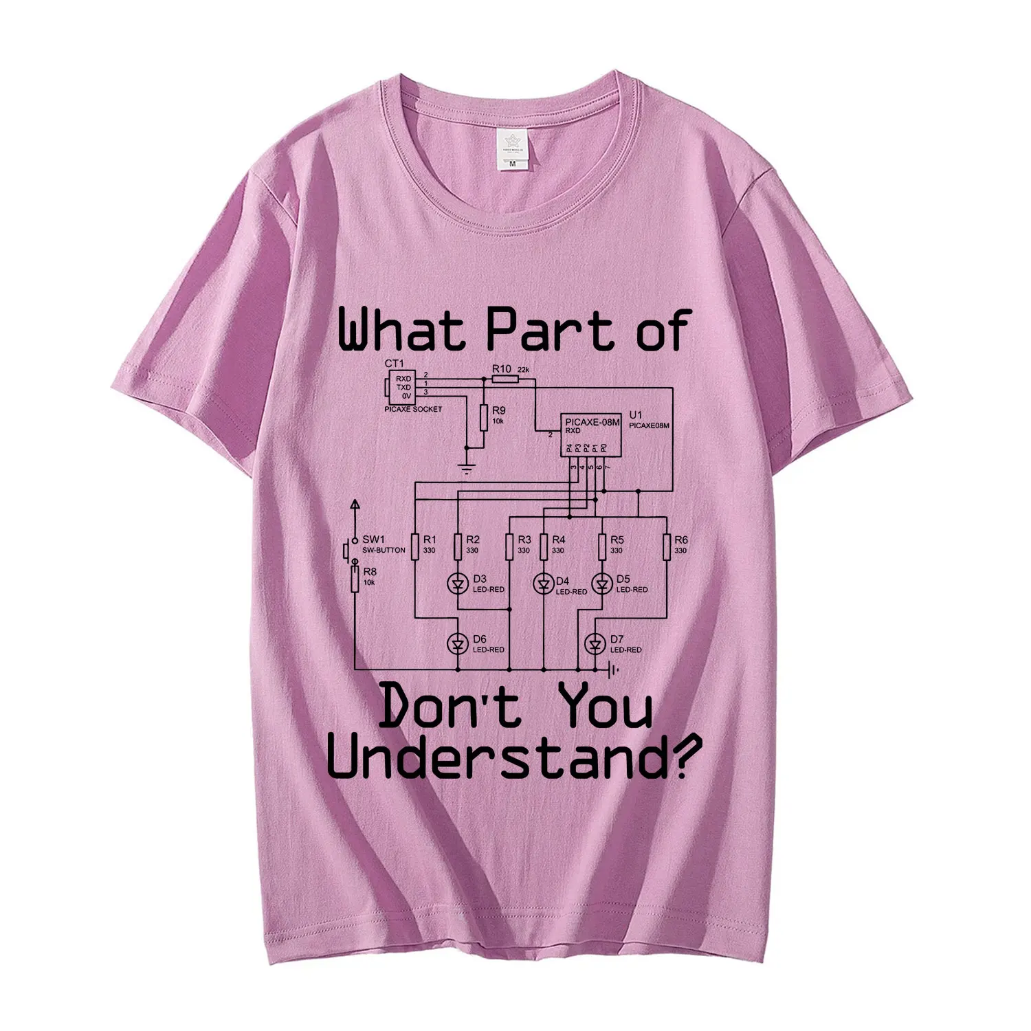 الرجال مضحك كهربائي تي شيرت الأسلاك الكهربائية الرسم البياني الزوج أبي Aift تي شيرت موضة عادية تي شيرتات قصيرة الاكمام للجنسين #4