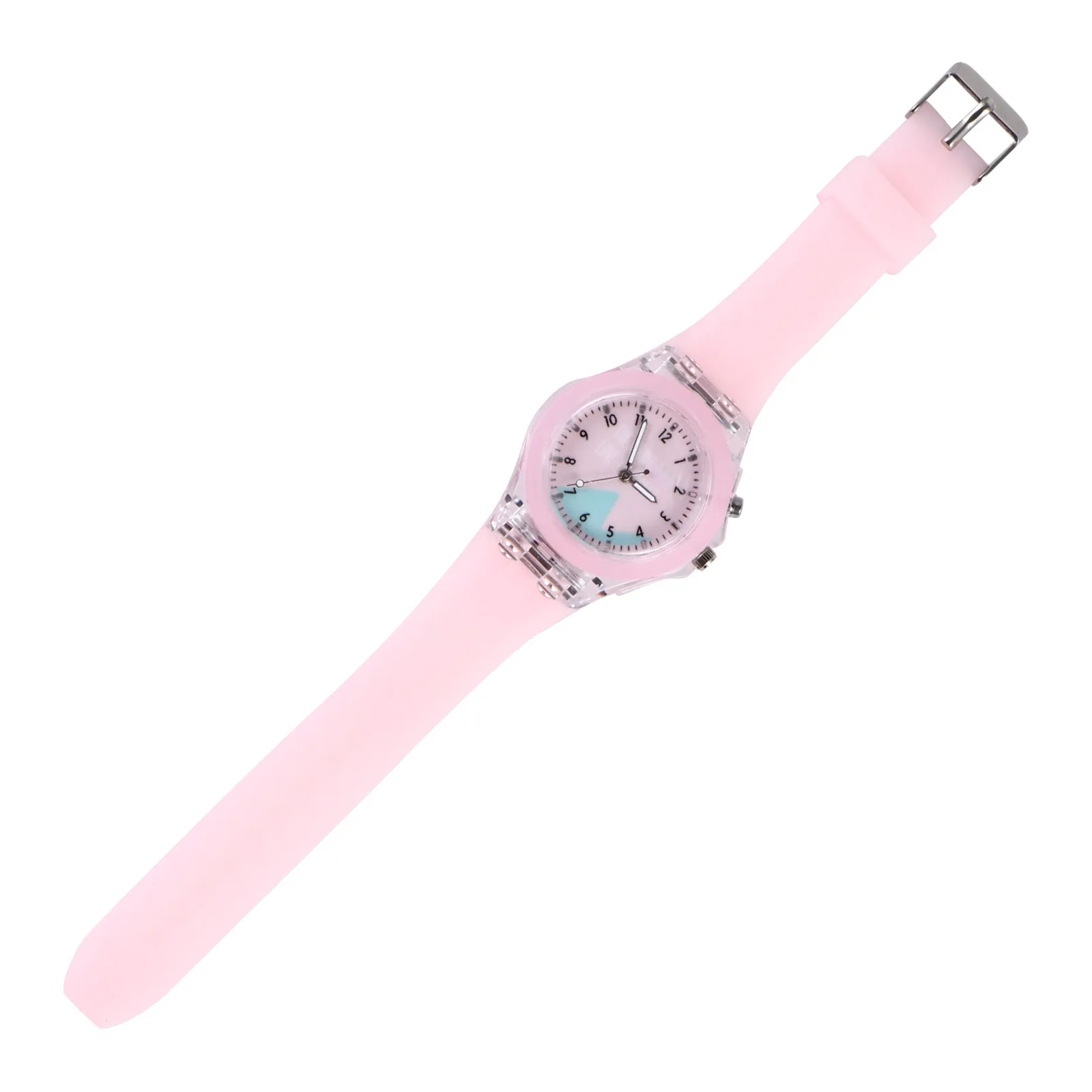 Rabbit Pattern Luminous Watch Adjustable Cartoon Wrist Watch Glowing Night Light Comfortable Fit