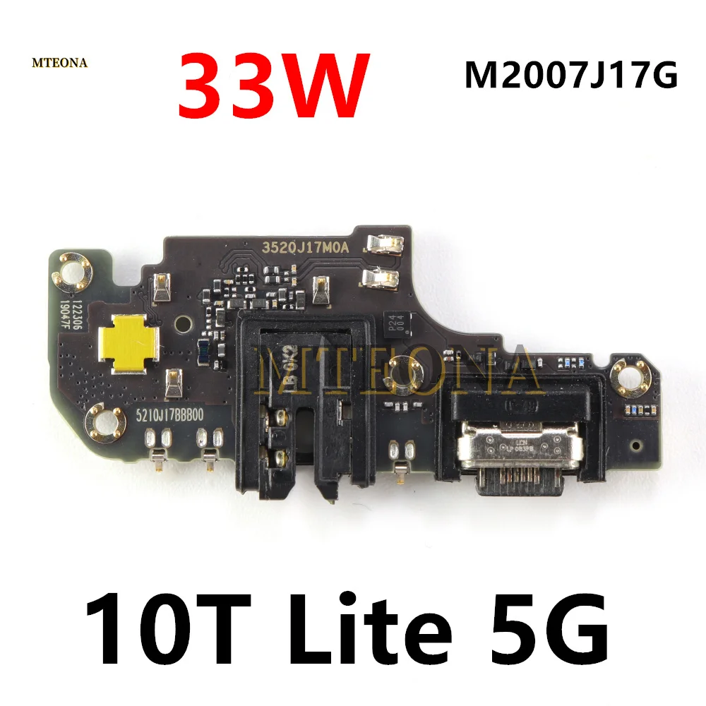 33W Type-C Charging Port Board For Xiaomi Mi 10T Lite 5G USB Power Dock Board Connector Replacement Part M2007J17G