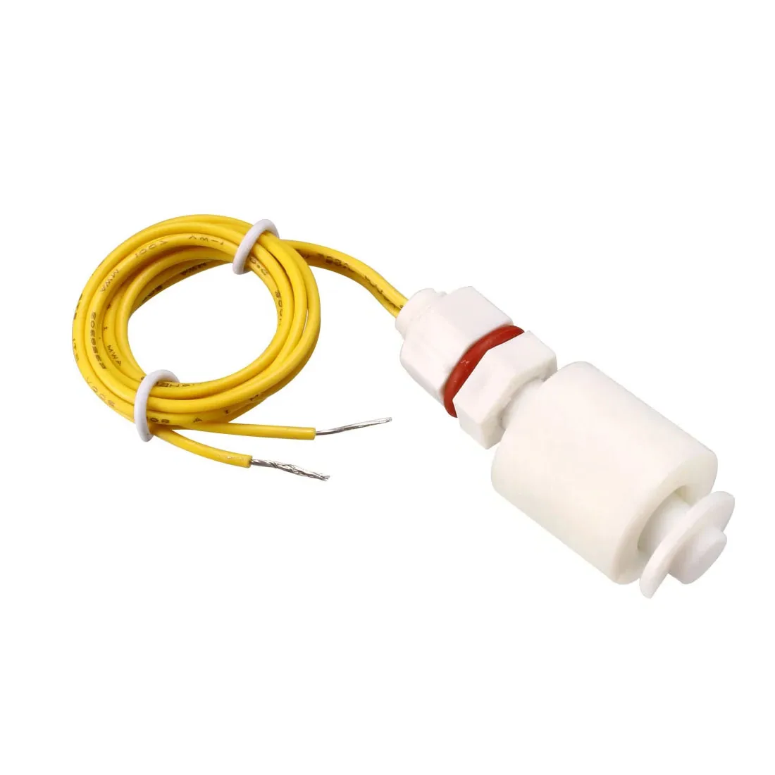 

1pcs PP Float Switch M8 45mm Fish Tank Vertical Liquid Water Level Control Sensor Plastic White ZP3208 Float Switch