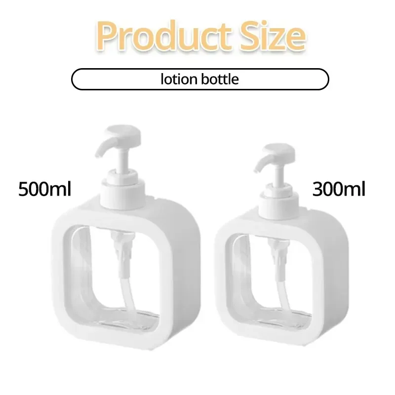 3Pcs Bathroom Soap Dispenser Liquid Dispenser Bottle Hand Sanitizer Container Bathroom Wash Storage Bottle Lotion Dispenser