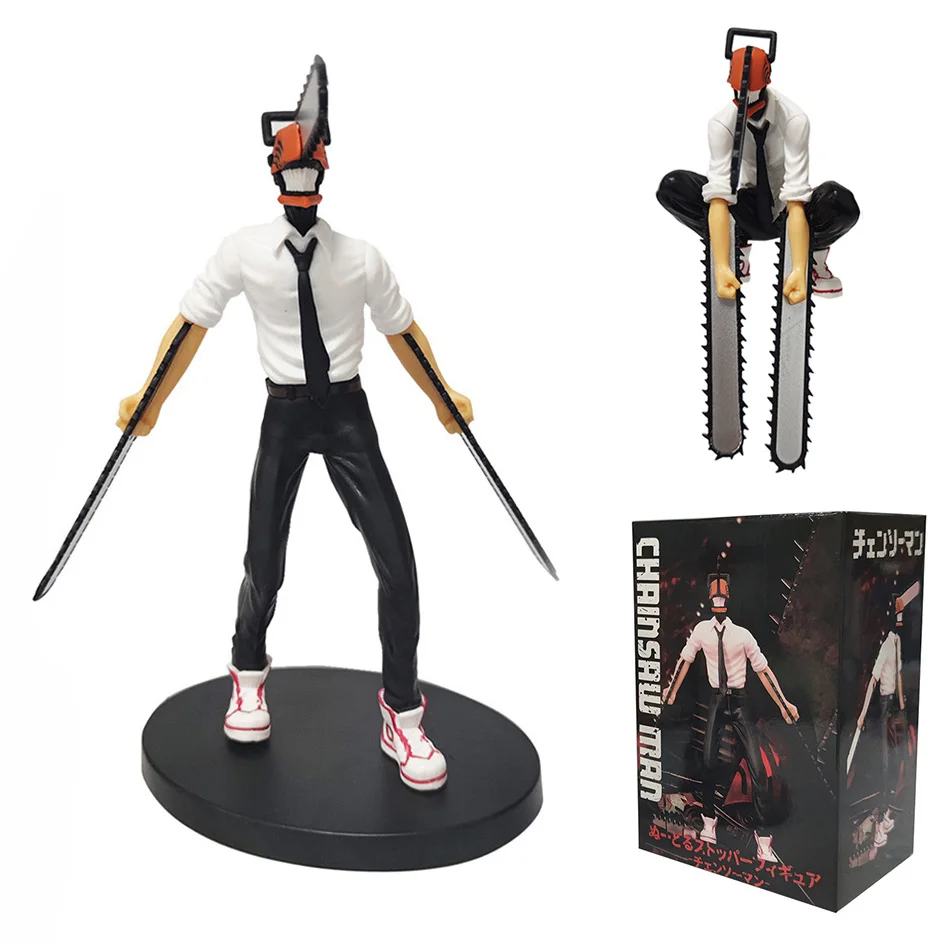 Фигурка Denji Power 15-18 см, аниме Benzoidly, модель унисекс, игрушка из ПВХ, солдат, готовый продукт для кинотеатра, ТВ