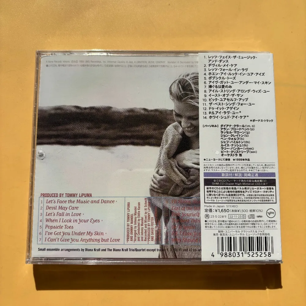 Diana Krall When I Look In Your Eyes SHM-CD Vocal Jazz Audiophile Álbum Premiado com o Prêmio Grammy Em Estoque