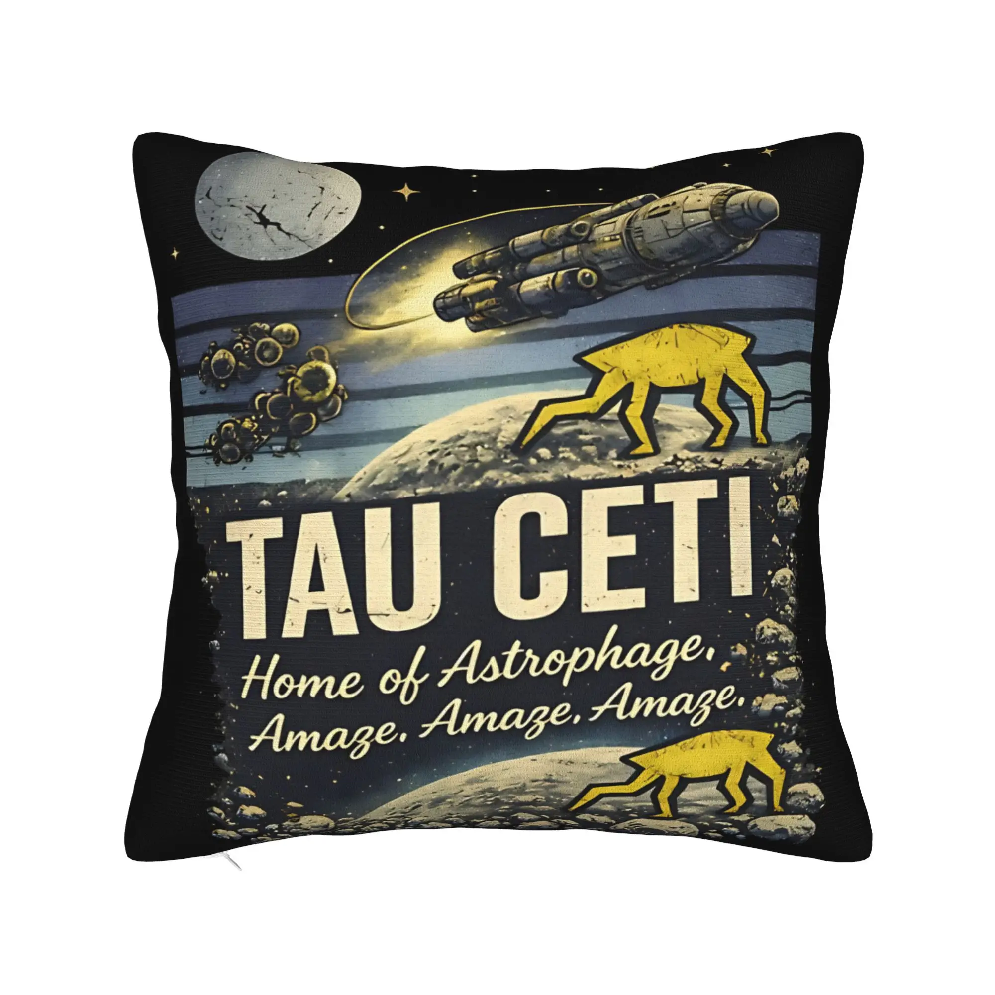 Project Hail Mary Pillow Case  Custom Pillow Cover For Couch Sofa Bedroom Funny Pillowcases