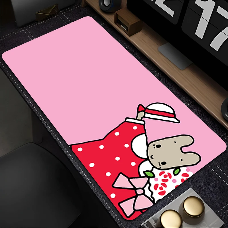 

Mouse Pad PC Accessories Keyboard Pad Office Desk Mat Anti Slip HD Mousepad Rubber Tablet Pad M-marron Cream Gaming Extended Pad