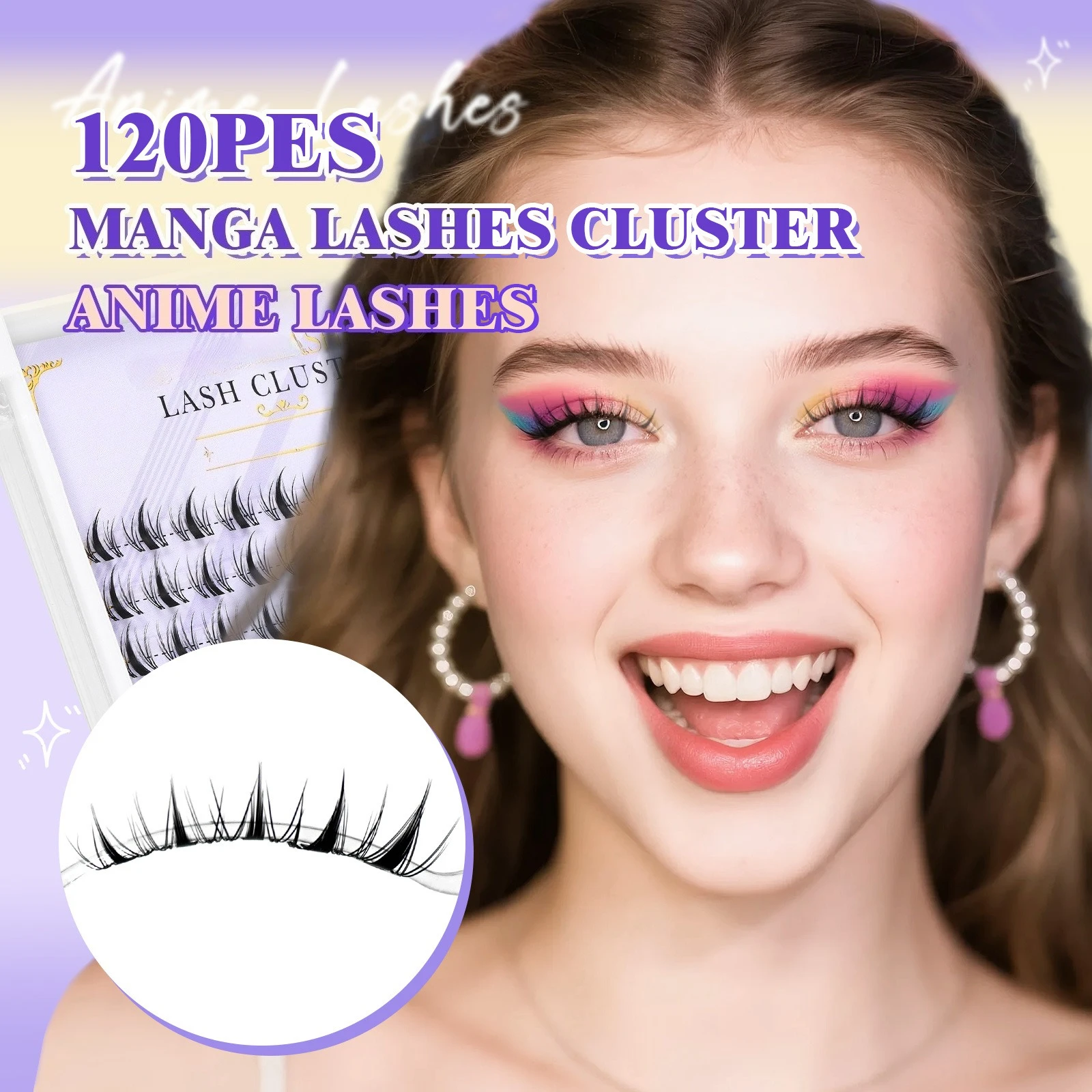 Eyelash Extension No 9 - مجموعات الرموش الطبيعية C الضفيرة قابلة