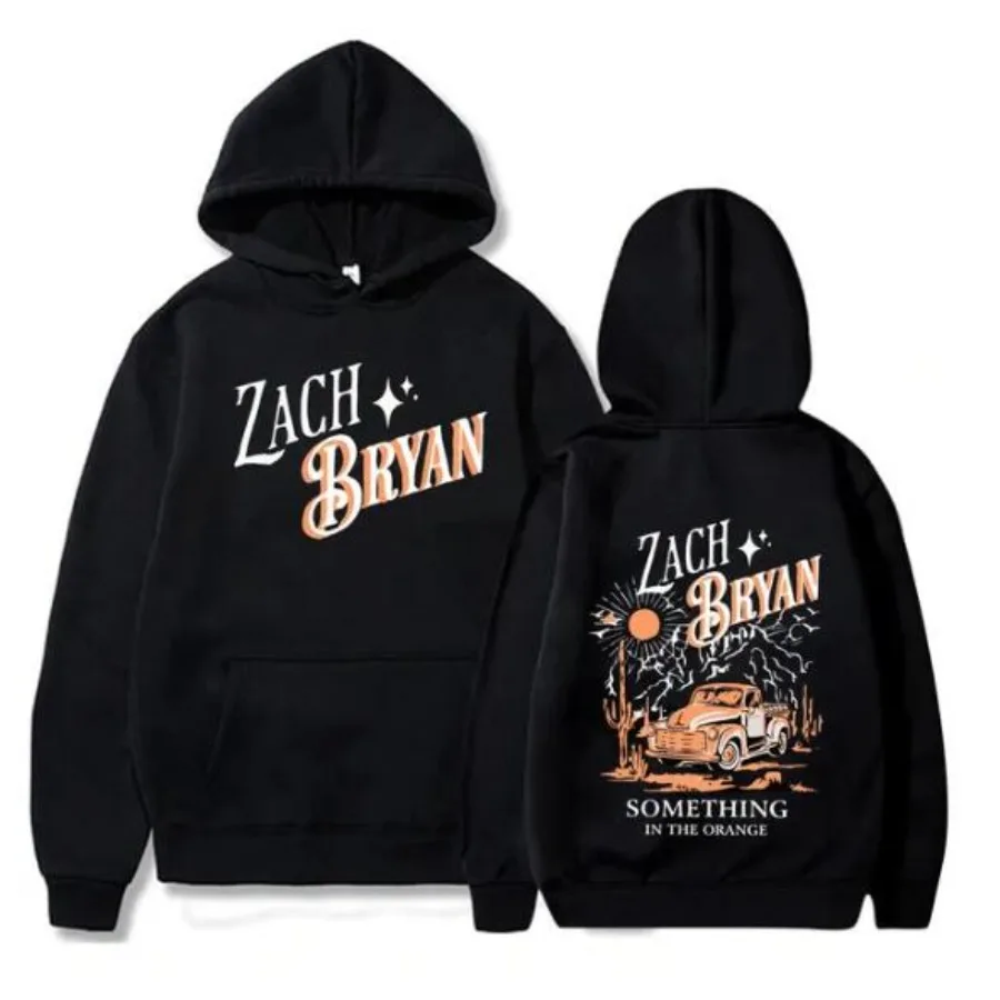 

Rapper Zach Bryan Merch Oversized Women/Men Hoodie Sweatshirt Something in The Orange Pullover Hooded Jacket Male Tracksuit