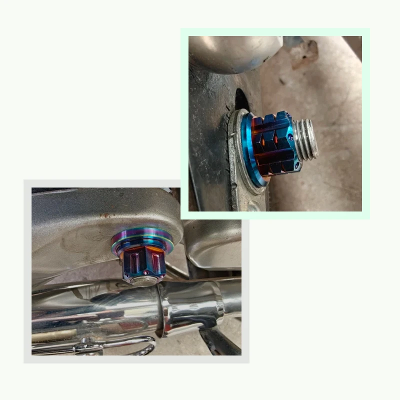5-10pcs Titanium Nut M6 M8 M10 M12 M14-M20 Plum Flange Nut Hexagonal Titanium Nut Bicycle Rear Motorcycle Axle Titanium Fastener