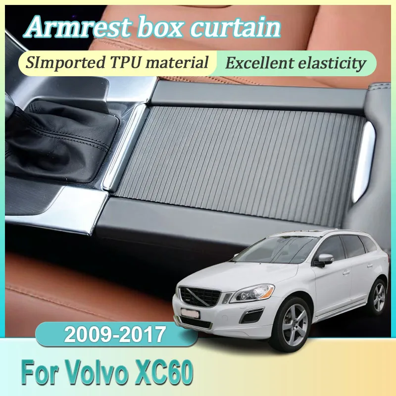 

For Volvo XC60 2009-2017 2010 2015 Armrest Box Curtain Center Console Cup Holder Cover Roller Replacement Accessories 39868873