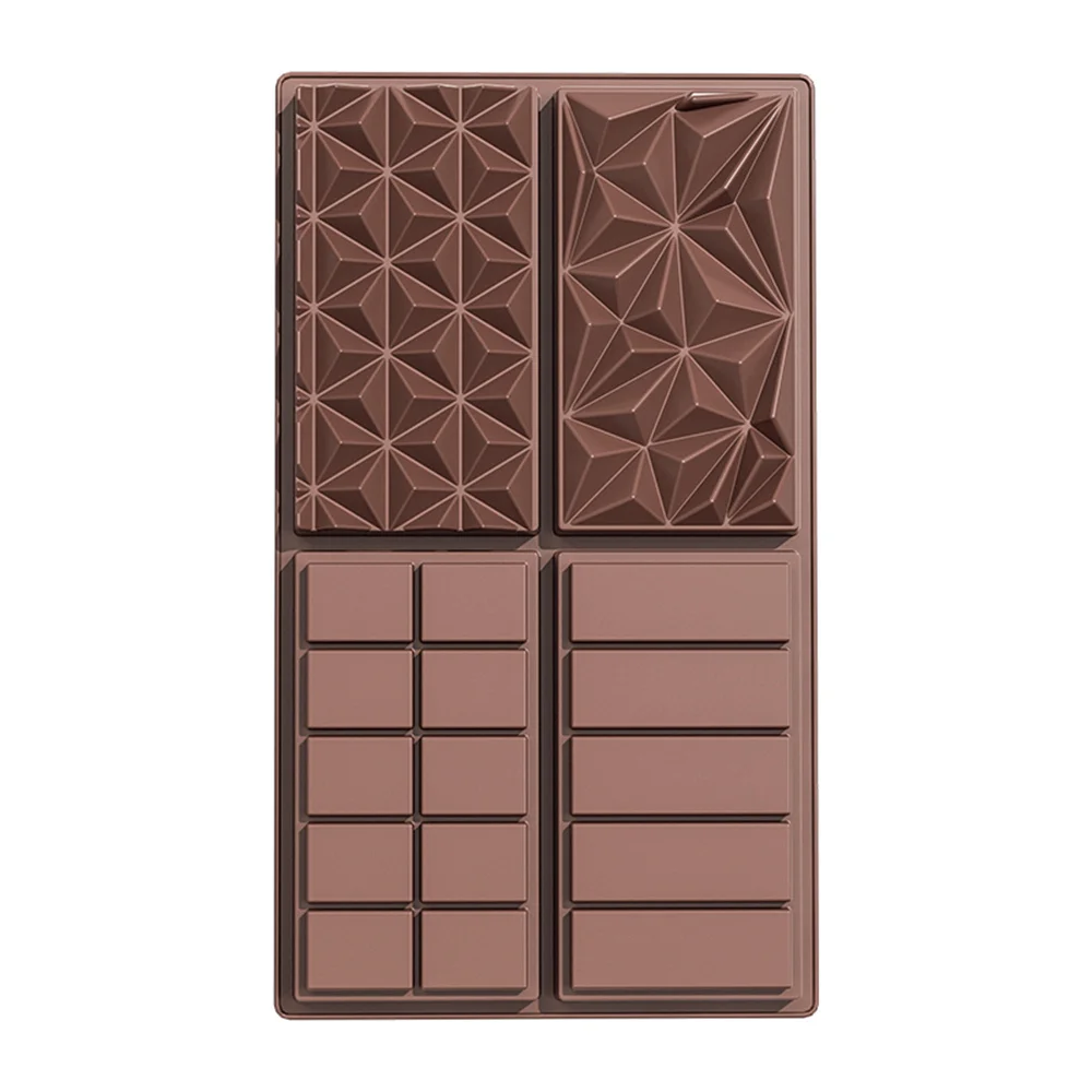 قالب بار الشوكولاتة دبي قالب الشوكولاتة قالب الشوكولاتة فصل السيليكون العميق قالب الشوكولاتة غير لاصق قالب حلوى سميك
