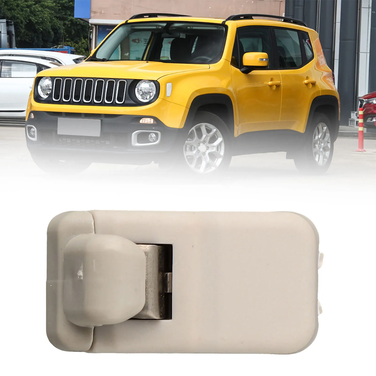 1x Car BLACK Plastic SUN VISOR SUPPORT CLIP 5VW09MS7AA For JEEP For RENEGADE 2015-2021 Accesorios Para Auto Hight Quailtly