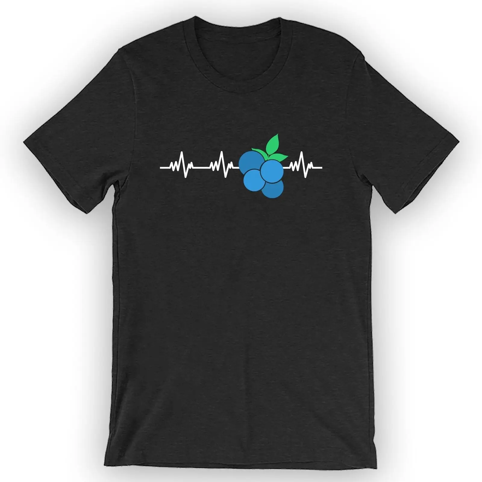 Unisex Blueberry Heartbeat T-Shirt Funny Blueberry T-Shirt