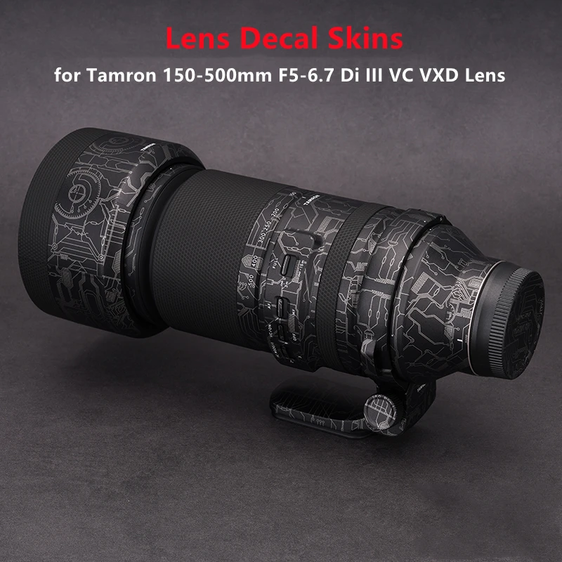 Tamron 150-500 for Sony E Mount Lens Decal Skin Protective Film for Tamron 150-500mm f/5-6.7 Di III VC VXD Lens Sticker Warp