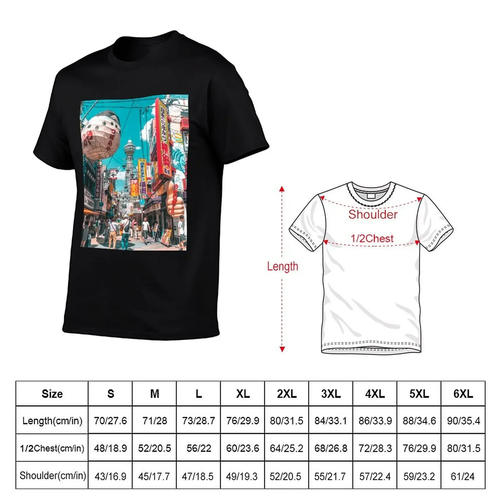 Anime Osaka Blues Lightweight Sweatshirt summer clothes tees heavyweights T-Shirt man t shirt quick drying vintage t shirt men