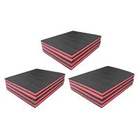 4Pcs Cuttable Polyurethane Tool Box Foam Inserts Camera Case Foam Pads for Cases Packing Padding Camera Toolbox Storage