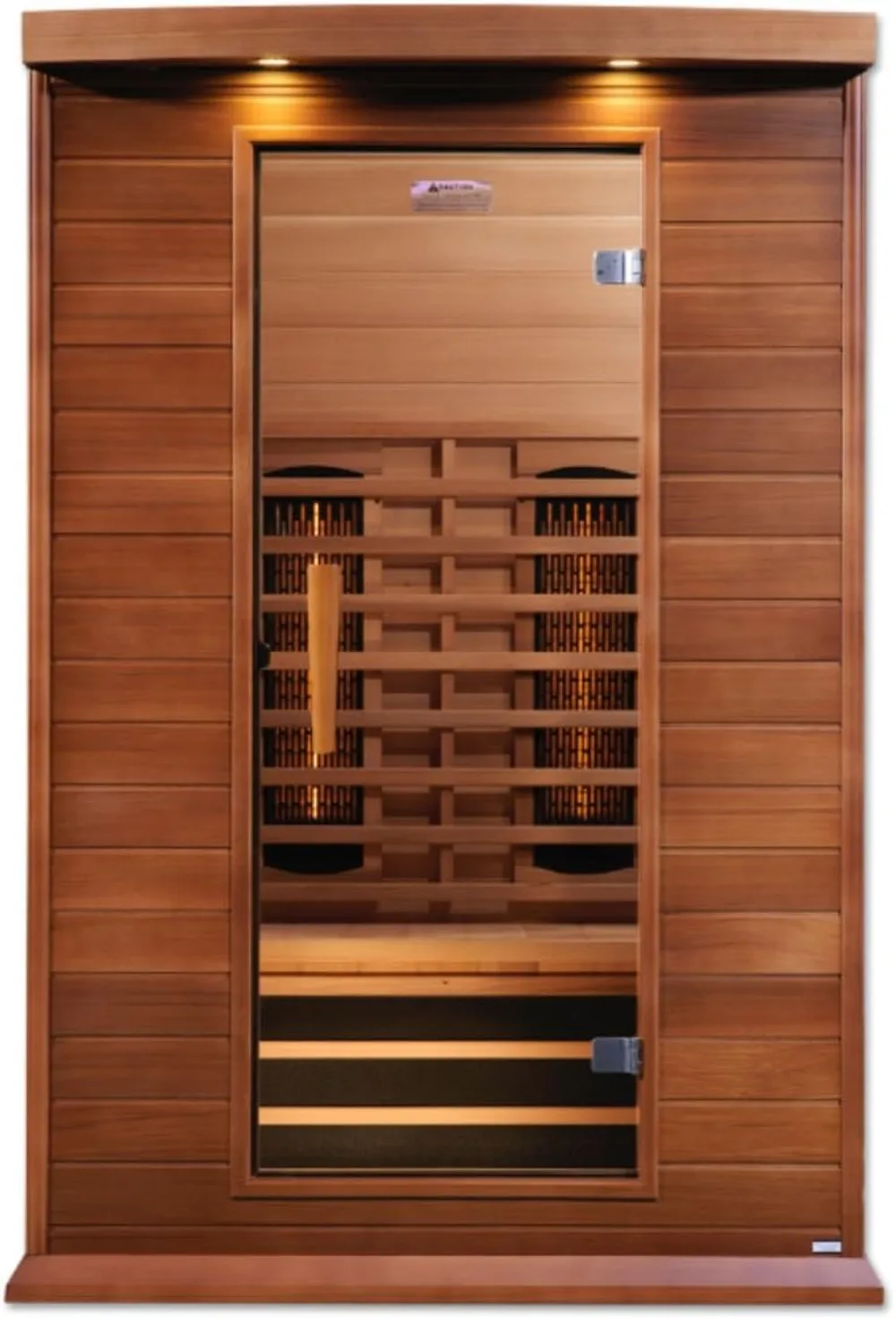 DYNAMIC SAUNAS Maxxus MX-M206-01 2-Person Full Spectrum Near Zero EMF (Under 2MG) FAR Infrared Sauna (Canadian Clear Red Cedar)