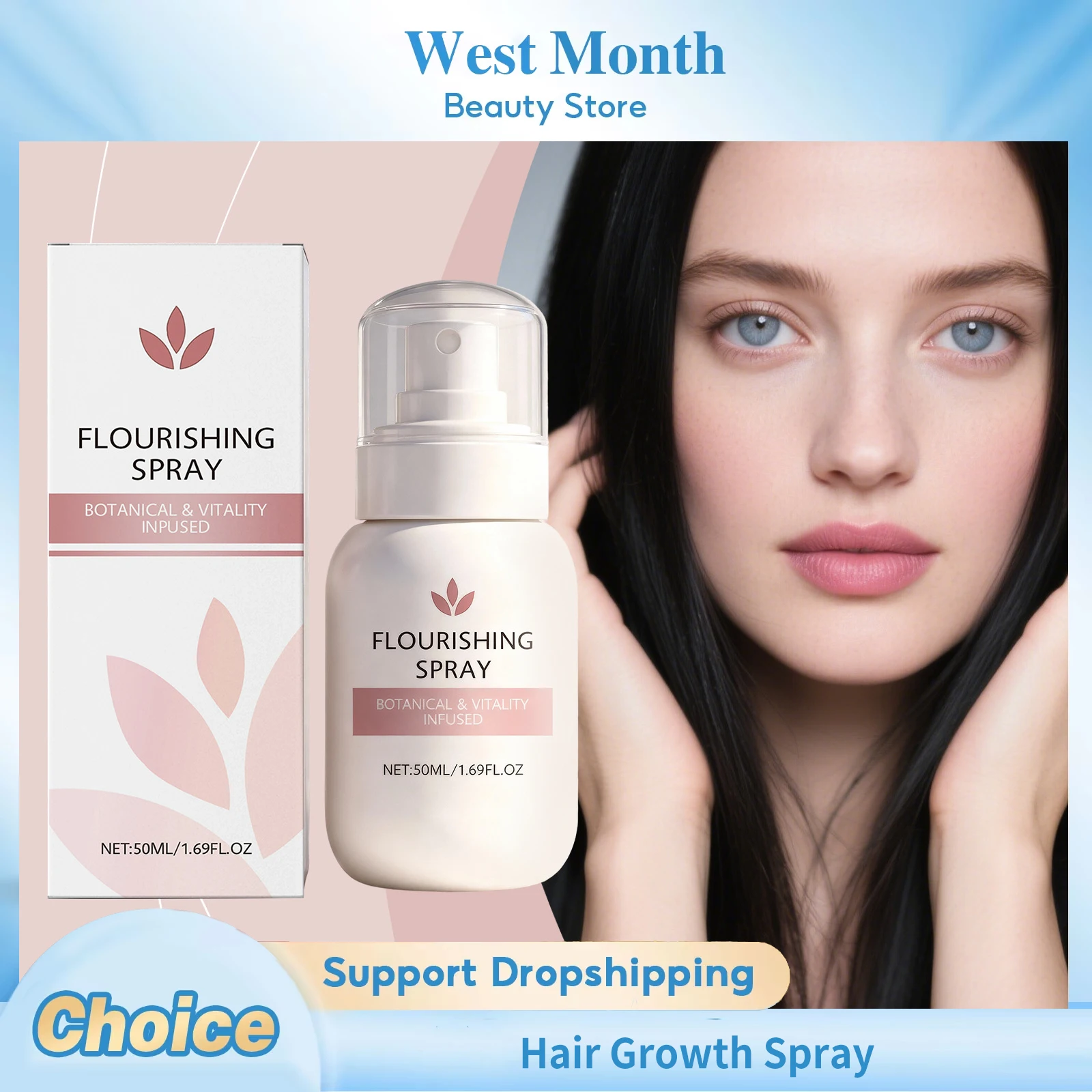 

Hair Growth Spray Anti Hair Loss Prevent Baldness Thickening Strengthen Hair Roots Scalp Treatment Repairing Hair Regrowth Spray