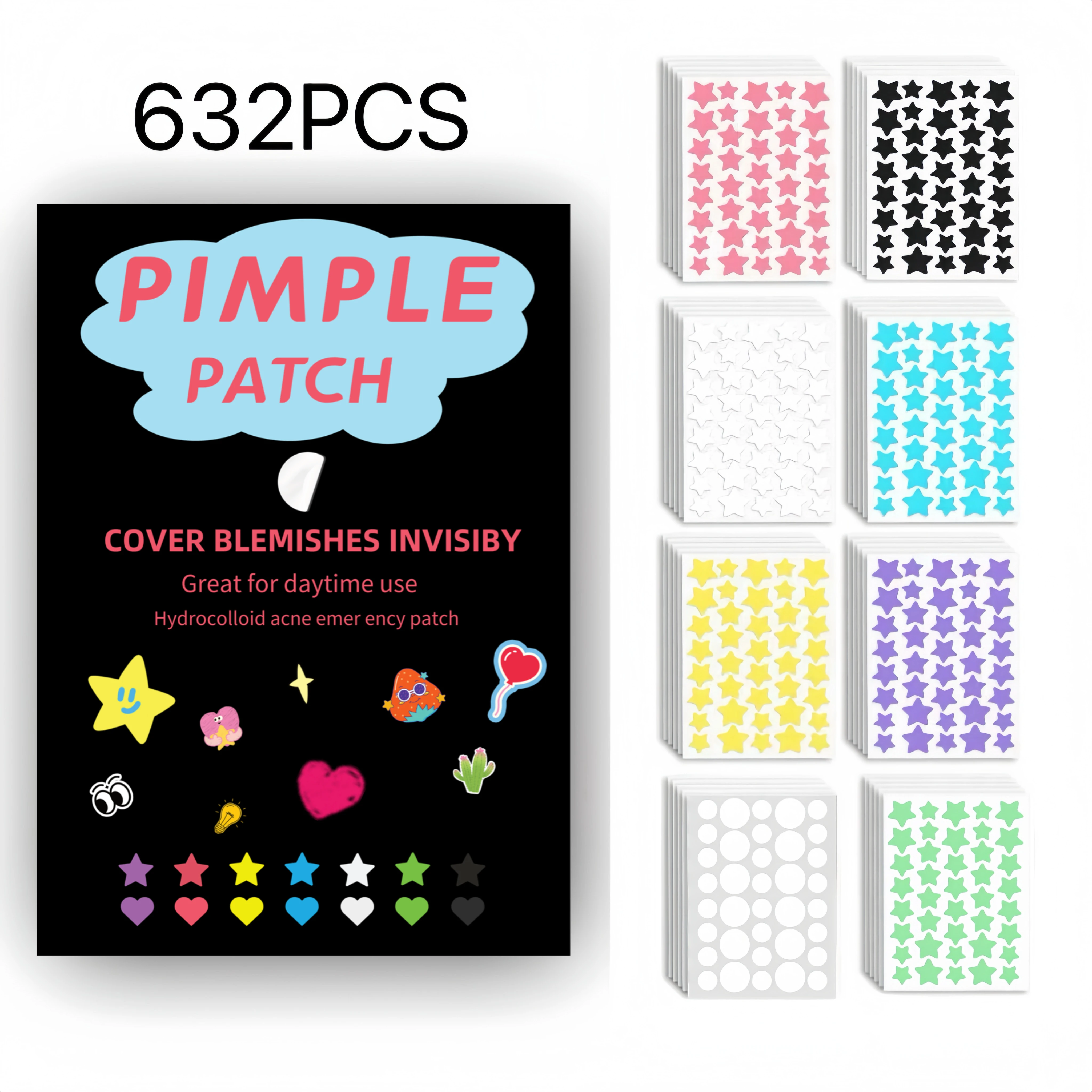632PCS Circle&Star … - image