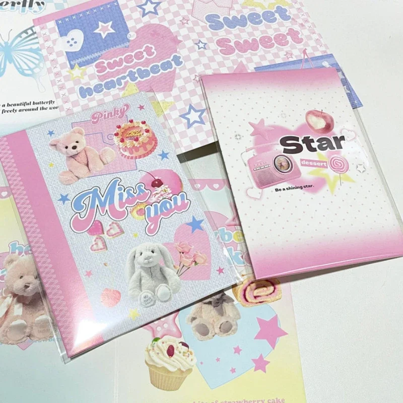 10 Pcs/Pack Kawaii Dog Folding Card Packaging Materials Sell Album Photo Message Gift Cute Packaging Card Greeting Card